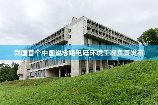 我国首个中国说念路电磁环境工况负责发布